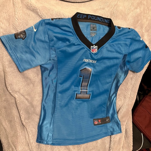 Nike Carolina Panthers NFL Newton #1 jersey M boys - Picture 6 of 10